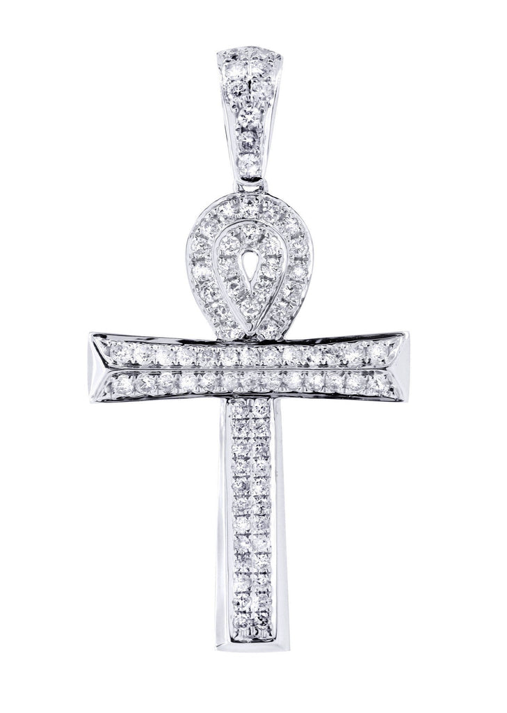 Diamond Ankh Pendant | 0.81 Carats | 3.33 Grams MEN'S PENDANTS FROST NYC 