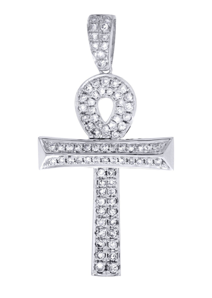 Diamond Ankh Pendant | 0.47 Carats | 3.44 Grams MEN'S PENDANTS FROST NYC 