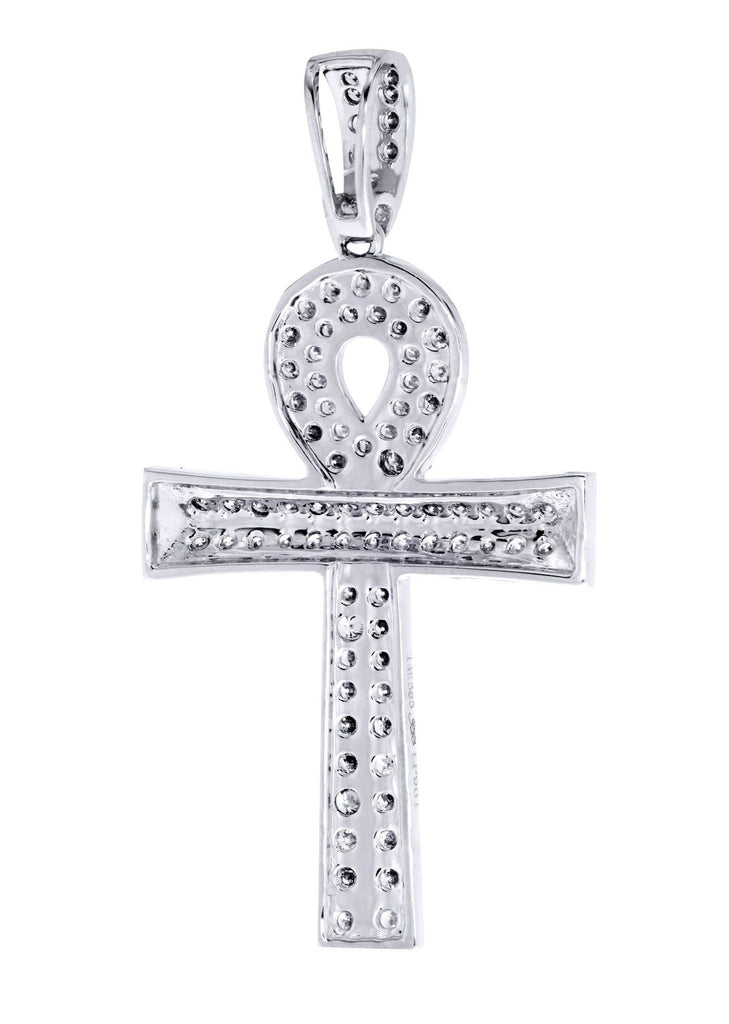 Diamond Ankh Pendant | 0.9 Carats | 3.44 Grams MEN'S PENDANTS FROST NYC 