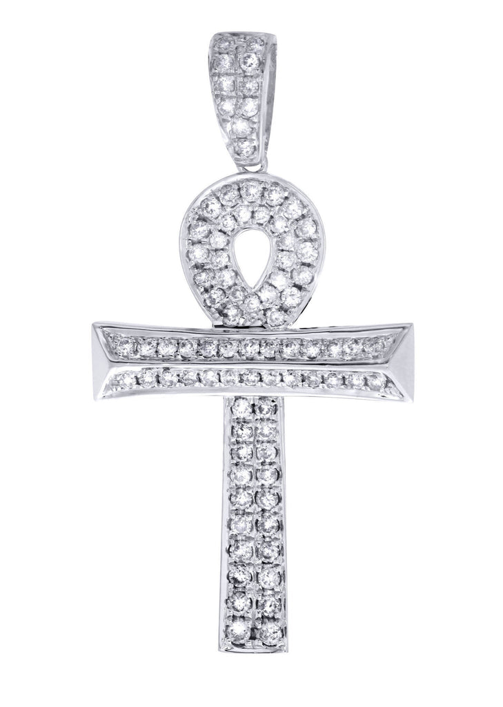 Diamond Ankh Pendant | 0.9 Carats | 3.44 Grams MEN'S PENDANTS FROST NYC 