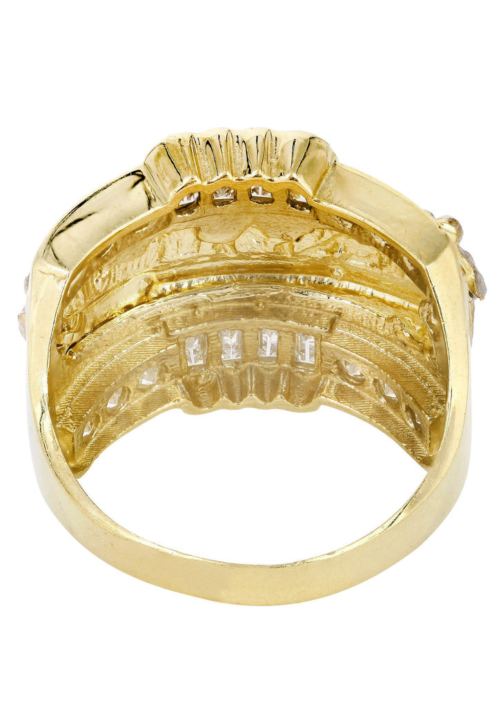 Last Supper 10K Yellow Gold Mens Ring. | 8.4 Grams MEN'S RINGS FROST NYC 
