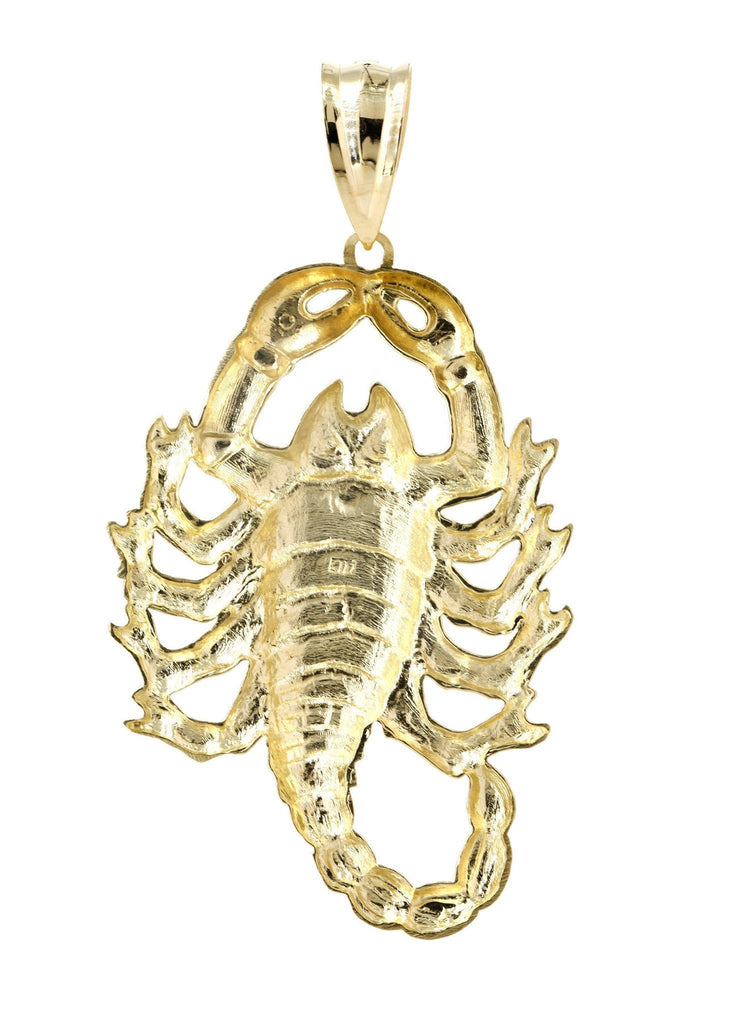 Big Scorpio 10K Yellow Gold Pendant. | 14.9 Grams MEN'S PENDANTS FROST NYC 