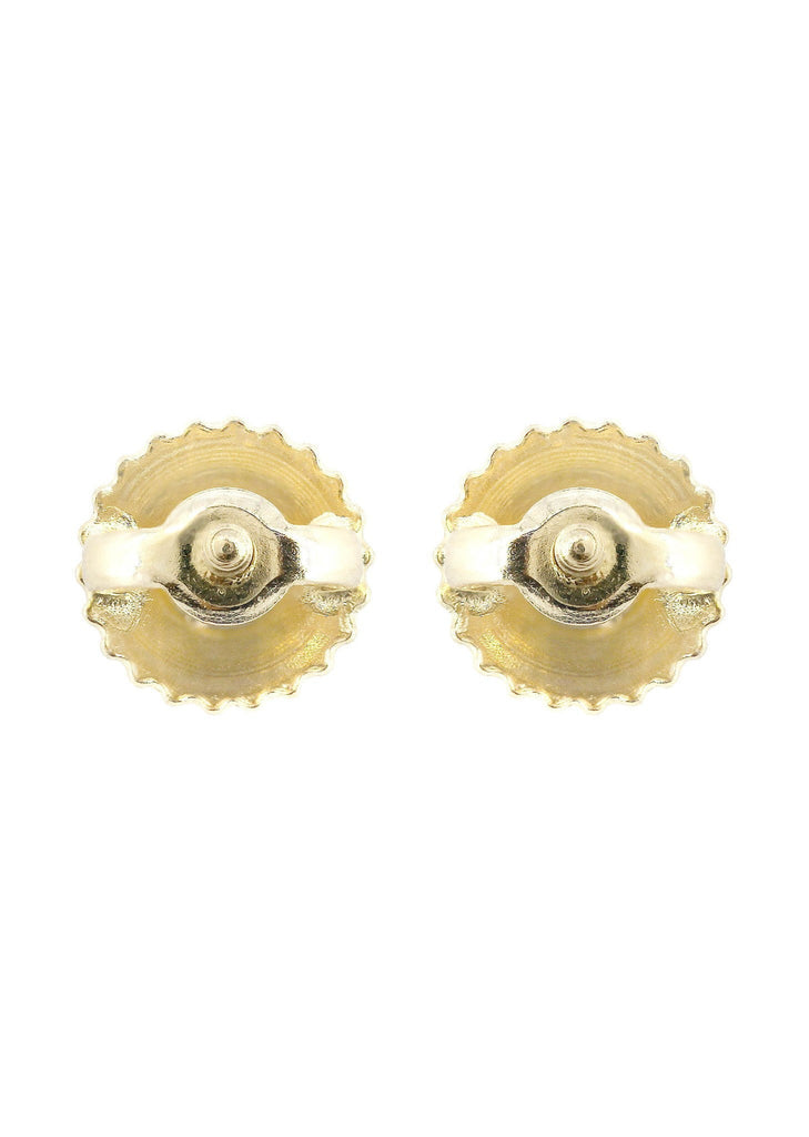 Princess Cut Diamond Stud Earrings For Men | 14K Yellow Gold | 0.97 Carats MEN'S EARRINGS FROST NYC 