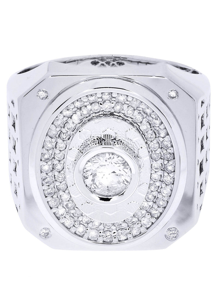 Mens Diamond Ring| 1 Carats| 17.096 Grams MEN'S RINGS FROST NYC 